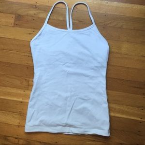 Lululemon Power Y Tank — White
